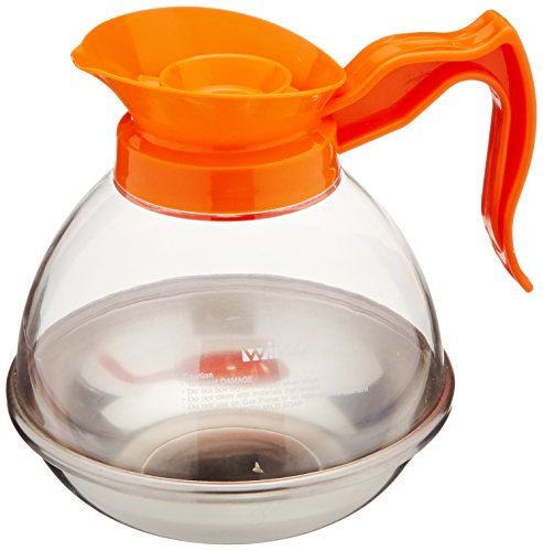 【中古】【未使用・未開封品】WincoプラスチックコーヒーDecanter Decaf、64-ounce、ステンレススチール