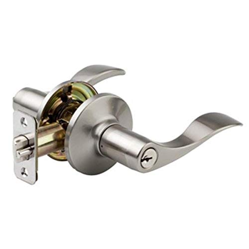 Master Lock WL0115 Wave Lever Keyed Entry Door Lock, Satin Nickel by Master Lock