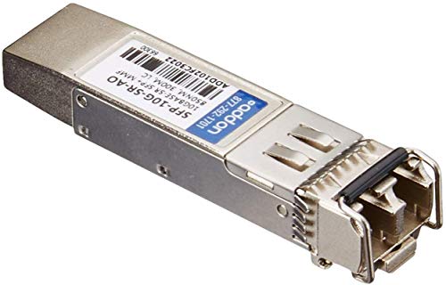 【中古】【未使用・未開封品】AddOn Cisco SFP-10G-SR Compatible SFP+ Transceiver - SFP+ transceiver module - 10 Gigabit Ethernet - 10GBase-SR - 850 nm - for P/N: A9K