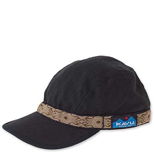【中古】【未使用・未開封品】KAVU Unisex Strapcap, Black, Small