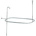 【中古】【未使用・未開封品】Kingston Brass ABT1040-1 Vintage Oval Shower Riser with Enclosure,...