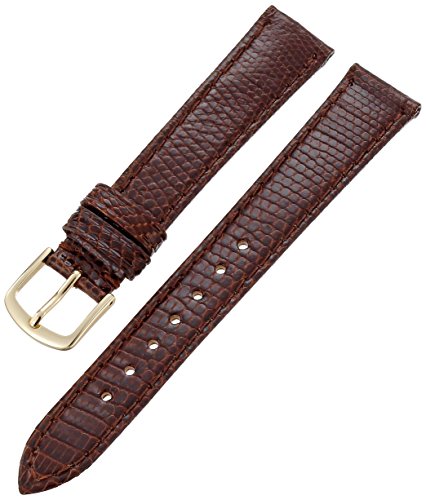【中古】【未使用・未開封品】hadley-romaメンズmsm701rb-170?17-mm Brown Genuine Lizard Leather Watch Strap
