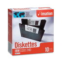【中古】【未使用・未開封品】Imation - 3-1/2インチディスケット、フォーマット済み、PCフォーマット、1.44MB、DS-HD。