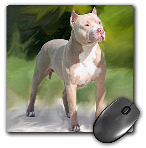 【中古】【未使用・未開封品】3drose LLC 8?x 8?x 0.25インチマウスパッド、American Pit Bull Terrier ( MP _ 4241?_ 1?)