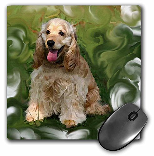 【中古】【未使用・未開封品】3dRose LLC 8 x 8 x 0.25インチ マウスパッド コッカースパニエル (mp_40..