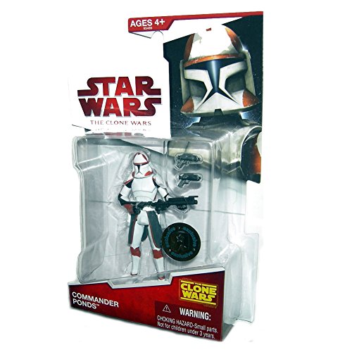 Star Wars 2009 Clone Wars Animated Exclusive Action Figure Commander Ponds