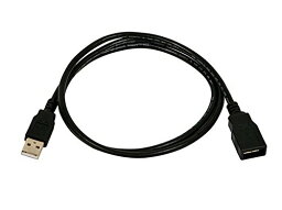 【中古】【未使用・未開封品】Monoprice 3ft USB 2.0 AオスからAメス エクステンション 28/24AWG ケーブル（金メッキ）