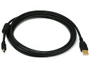 【中古】【未使用・未開封品】Monoprice 約1.8m(6フィート)USB 2.0 AオスからMini‐B 5pinオス 28/24AWGケーブル、フェライ...