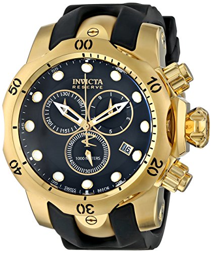 【中古】【未使用・未開封品】Invicta Men's 6112 Reserve Collection Subaqua Venom 18k Gold-Plated Chronograph Watch