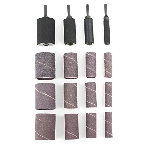 Big Horn 19535 12-Piece Extra Long Sanding Kit, Quick Lock Drum Type
