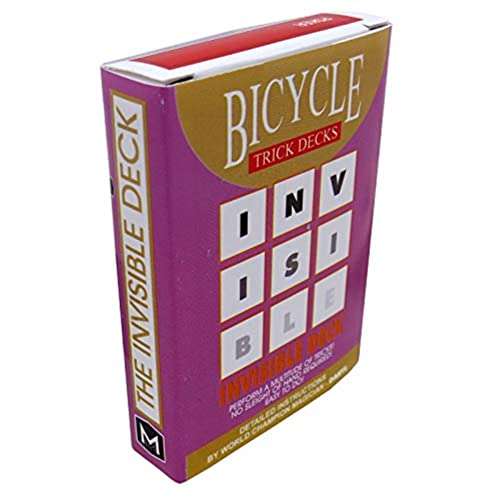 【中古】【未使用・未開封品】Invisible Deck Bicycle - red by US Playing Cards