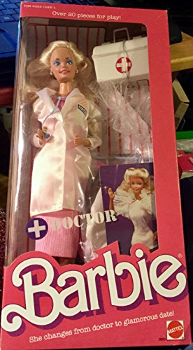 Doctor Barbie Doll - Changes from Doctor to Glamorous Date! (1987 Hawthorne)