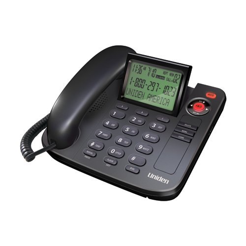 yÁzygpEJizUniden Desktop Corded Telephone One Phone (Black)