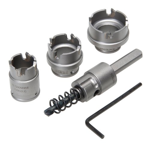 Greenlee 655 Kwik Change Stainless Steel Hole Cutter Kit, 5 Piece by Greenlee