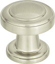 【中古】【未使用・未開封品】Atlas Homewares Knob 1-1/10 Dia Brushed Nickel 313-BRN by Atlas