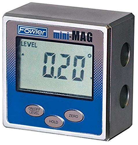 Fowler Full Warranty Mini-MAG Protractor, 54-422-450-1, 360° Maximum Measurement, 0.05° Repeatability