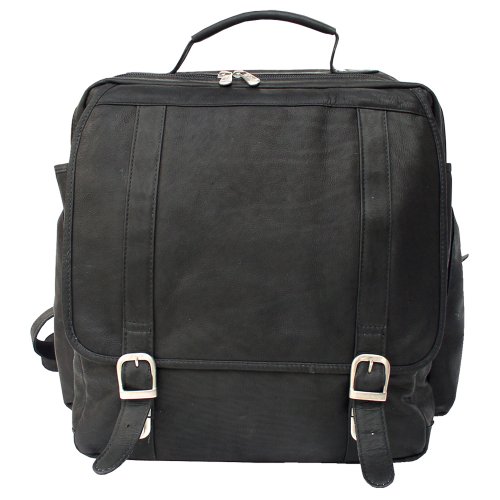 【中古】【未使用・未開封品】Piel 2620-BLK Black Vertical Backpack