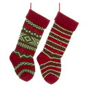 【中古】【未使用・未開封品】50cm HEAVY YARN STOCKING SET OF 2