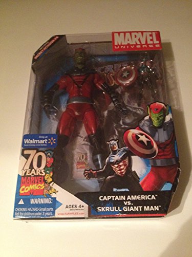 樂天商城 - 【中古】【未使用・未開封品】Marvel Universe Captain America VS Skrull Giant Man Exclusive Action Figure Set