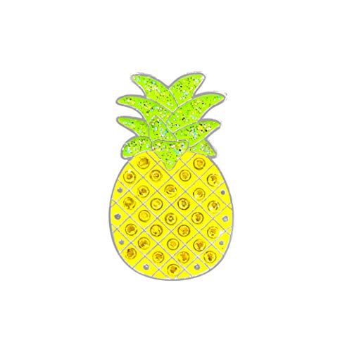 【中古】【未使用・未開封品】Crystal Golf Ball Marker & Hat/ Visor Clip - Pineapple