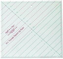 【中古】【未使用・未開封品】Quilt In A Day Triangle Square Up Ruler-9-1/2