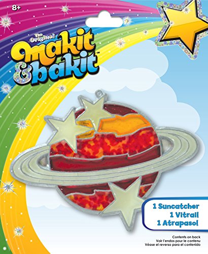 【中古】【未使用・未開封品】Makit & Bakit Glowing Suncatcher Kits-Saturn [並行輸入品](2)