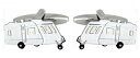 【中古】【未使用・未開封品】ホワイトCaravan Cufflinks