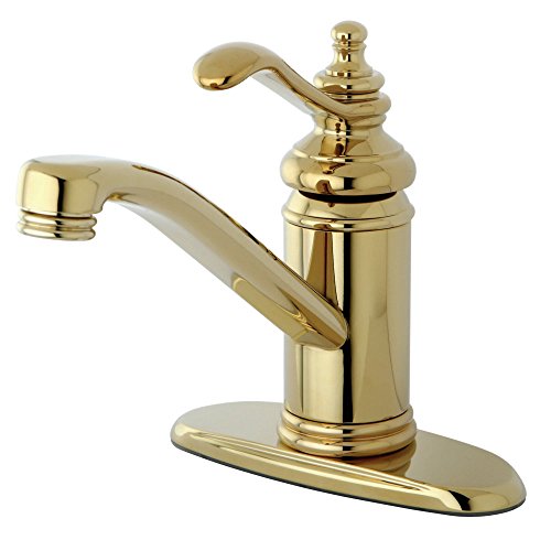 【中古】【未使用・未開封品】Kingston Brass KS3402TL Single Handle 4 in. Centerset Lavatory Faucet with Push-Up & Optional Deck Plate