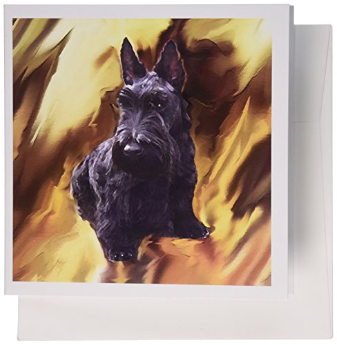 【中古】【未使用・未開封品】犬スコティッシュ???スコットランドテリア???グリーティングカード Set of 12 Greeting Cards