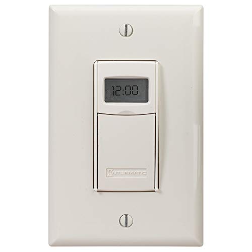 Intermatic EI600LAC 7-Day Astronomic Single-Pole/3-Way Time Switch, Light Almond by Intermatic