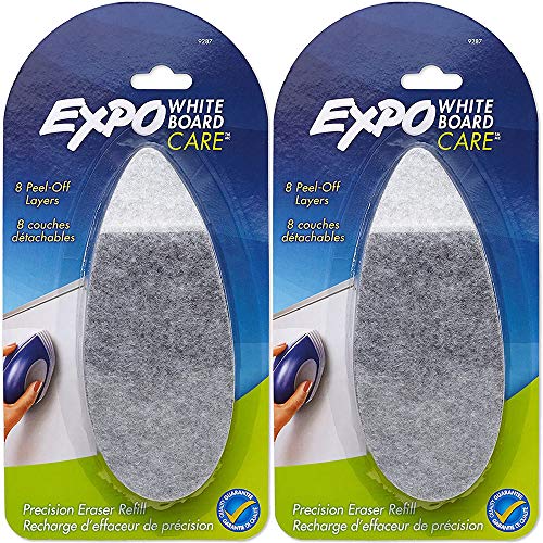 【中古】【未使用・未開封品】EXPO : Dry Erase Precision Point Eraser Refill Pad, Felt, 9 3/4w x 3..
