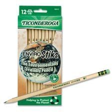 Dixon Ticonderoga Company : No 2 Pencil, Envirostik, No 2 Lead Grade, Same As HB, Black -:- Sold as 2 Packs of - 12 - / - Total of 24 E