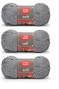 【中古】【未使用・未開封品】Red Heart Bulk Buy Bulk Buy Red Heart Soft Yarn 毛糸 極太 Light Grey H...