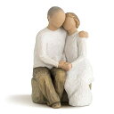 【中古】【未使用・未開封品】ウィローツリー彫像 【Anniversary】 - 二人の記念日 結婚記念日 両親 人形 雑貨 置物 彫刻 ナチュラル