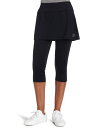 【中古】【未使用・未開封品】Skirt Sports レディーススポーツ用ブリーズ カプリスカート S ブラック(4)