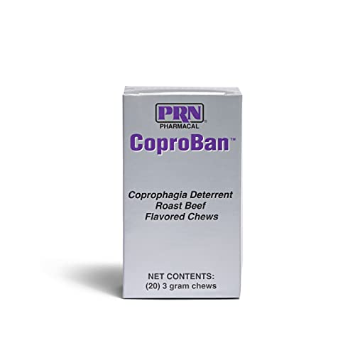 【中古】【未使用・未開封品】20-Piece CoproBan Anti-Coprophagia Chew Tabs, Roast Beef Flavor by PRN Pharmacal Inc