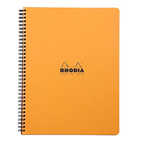 【中古】【未使用・未開封品】Rhodia ミーティングブック 8.85 X 11.75インチ オレンジ