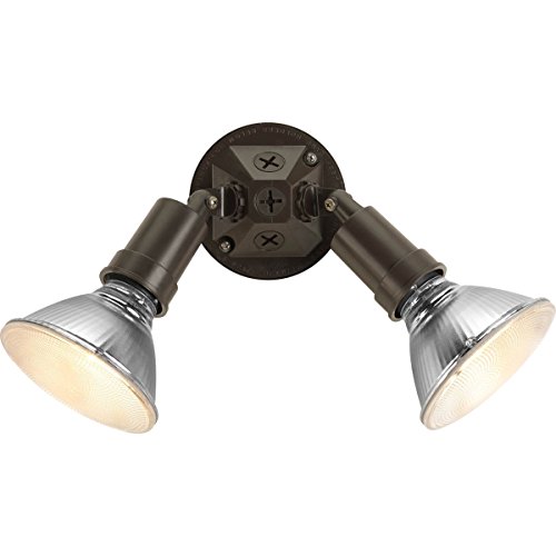 【中古】【未使用・未開封品】Progress Lighting P5212-20 Double Non-Metallic Par Lampholder In Bronze Finish, Antique Bronze by Progress Lighting