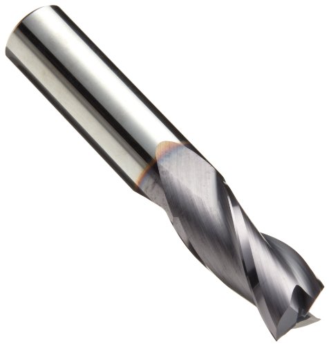š̤ۡѡ̤ʡNiagara Cutter N86010 Carbide Square Nose End Mill, Inch, TiAlN Finish, Roughing and Finishing Cut, 30 Degree Helix, 3 Flutes, 2.5 Over