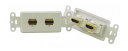 【中古】【未使用・未開封品】PowerBridge HDMI-2-WHパススルーデュアルHDMIとデコラ挿入 - 各、ホワイト(2)
