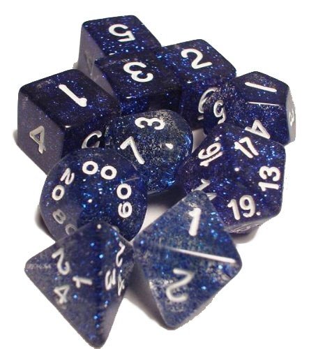����šۡ�̤���ѡ�̤�����ʡۥ�����/�������� Glitter Polyhedral(¿����) Blue/White 10�ĥ��å�