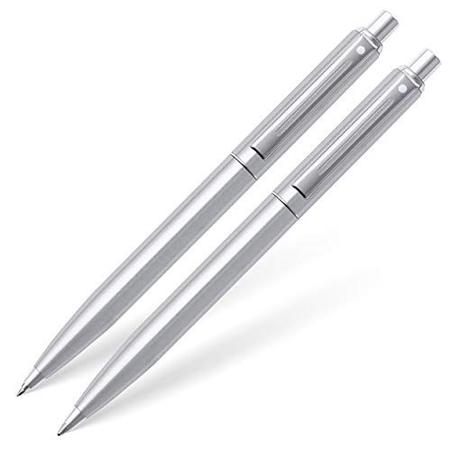 Sheaffer Sentinel Ballpoint Mechanical Pencil Set Chrome - Chrome Trim シャープペン (並行輸入品)