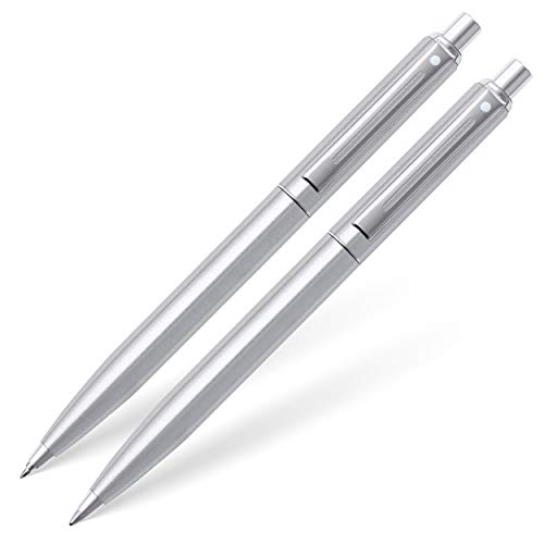 【中古】【未使用 未開封品】Sheaffer Sentinel Ballpoint Mechanical Pencil Set Chrome - Chrome Trim シャープペン (並行輸入品)