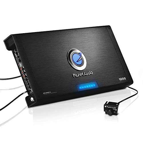 【中古】【未使用・未開封品】Planet Audio Ac1800.5 Anarchy Mosfet Amplifier - 5-Channel; 1800W Max; 420W X 2 @ 4 Ohm Bridged; 21