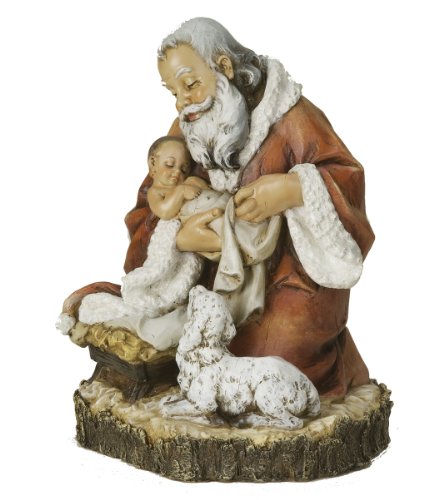 【中古】【未使用・未開封品】Joseph's studio Roman The Kneeling Santa フィギュア 11-1/2インチ (36935)