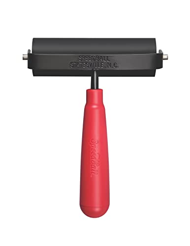 【中古】【未使用・未開封品】Speedball Plastic Handle Hard Rubber Brayer, 4 in by Speedball