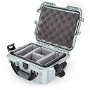 【中古】【未使用・未開封品】Nanuk 905 防水ハードケース パッド入り仕切り付き - シルバー