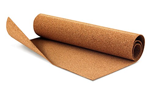 Hygloss Products圧延コルクシート - 2 mm厚コルクロール - 12 x 24インチ、1ロール