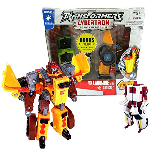 【中古】【未使用・未開封品】Transformers Exclusive Cybertron Series Earth Planet Deluxe Class 6 Inch Tall Robot Action Figure - LANDMINE with