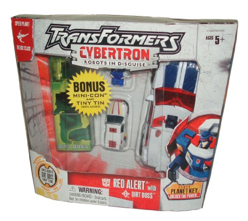 【中古】【未使用・未開封品】Transformers Exclusive Cybertron Series Speed Planet Deluxe Class 6 Inch Tall Robot Action Figure - RED ALERT with